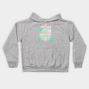 Art Deco Hotel Christmas Kids Hoodie